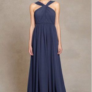 Jenny Yoo Jacqueline Bridesmaid Dress in Evening Blue